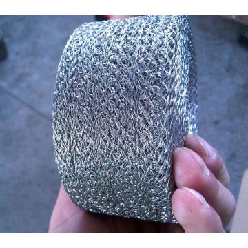 Alibaba China replacement snow foam lance wire mesh gauze filter / compress knitted metal mesh